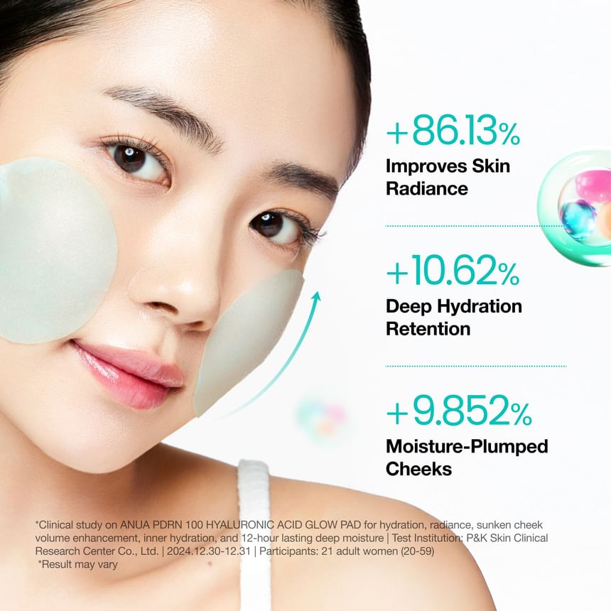Anua Glow PDRN+Hyaluaron Pad 180Ml/60Pads