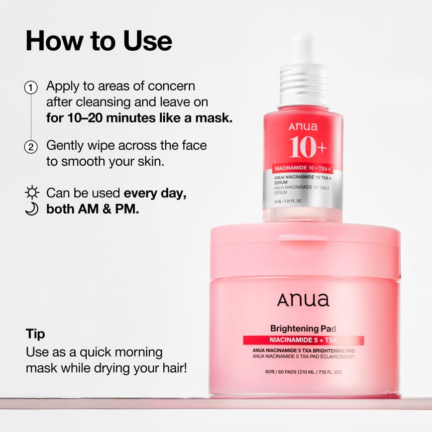 Anua Brightening Niacinamide 5+Txa Pad 210Ml/60Pads