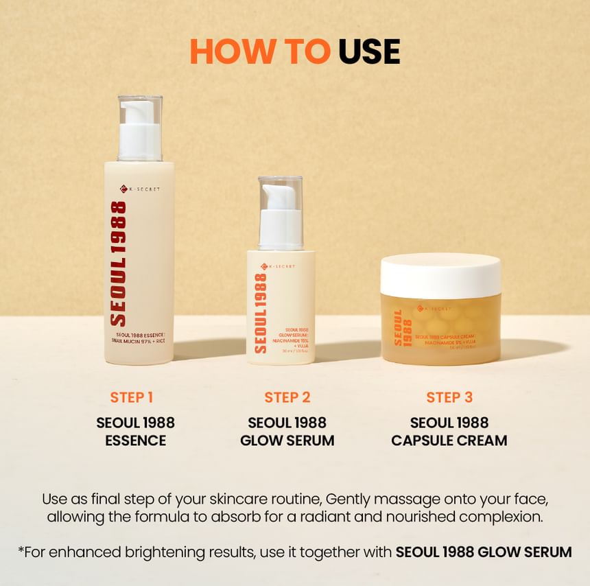 K-Secert Seoul 1988 Capsule Cream Niacinamide 5% + Yuja 50Ml