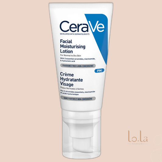 CeraVe PM Facial Moisturising Lotion for Normal to Dry Skin 52Ml