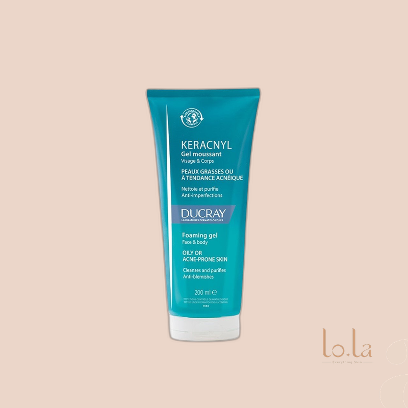 Ducray Keracnyl Foaming Gel Acne-Prone Skin 200Ml