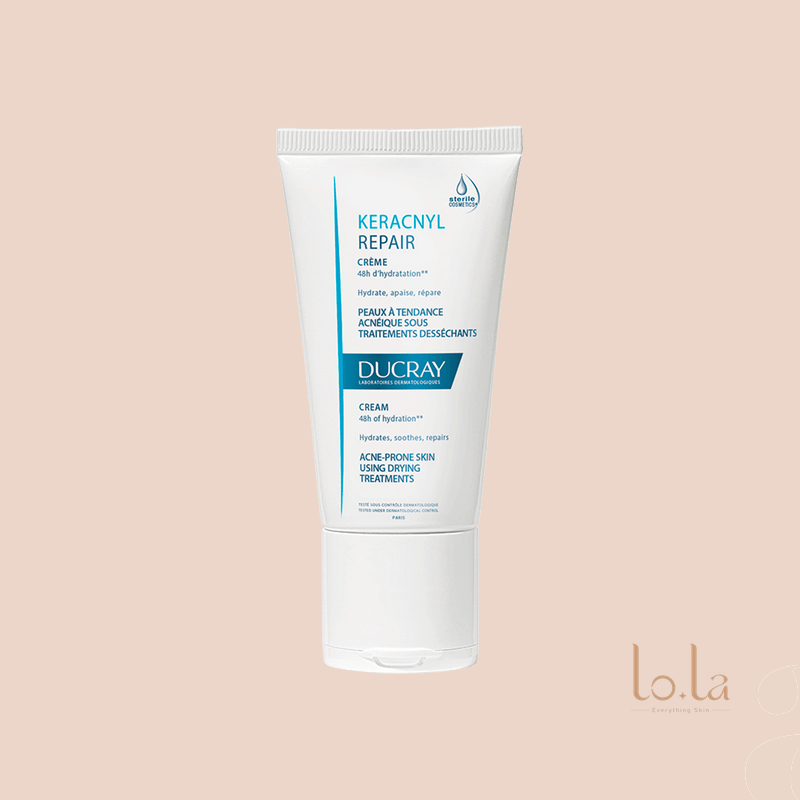 Ducray Keracnyl Repair Cream Acne Treatments 50Ml